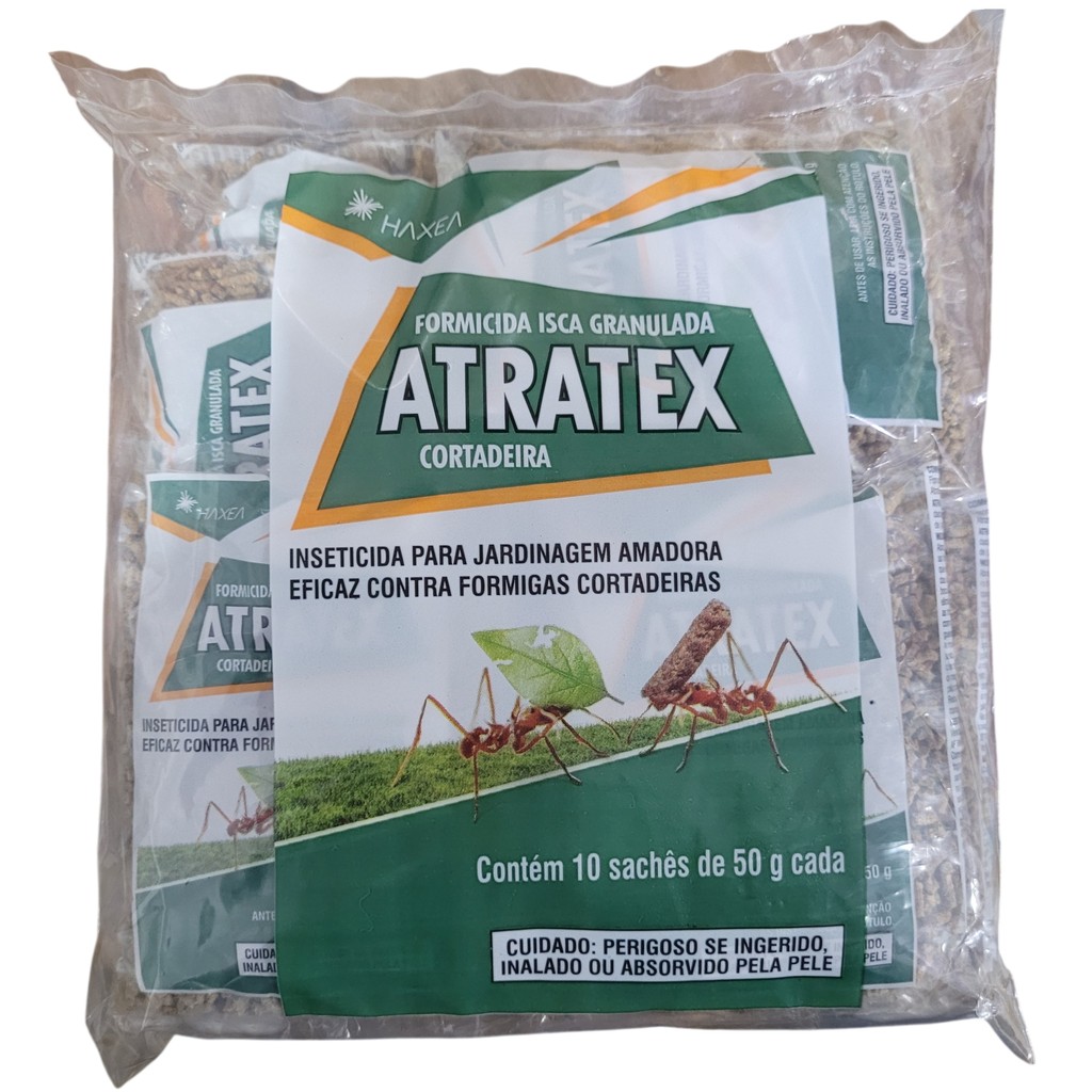 Formicida Atratex Isca Granulada Formiga Jardim Cortadeira 10X50G