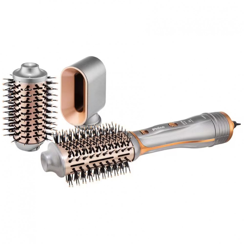 Escova Secadora PES19SG 1300w Philco - Prata Bivolt em Oferta na Shopee