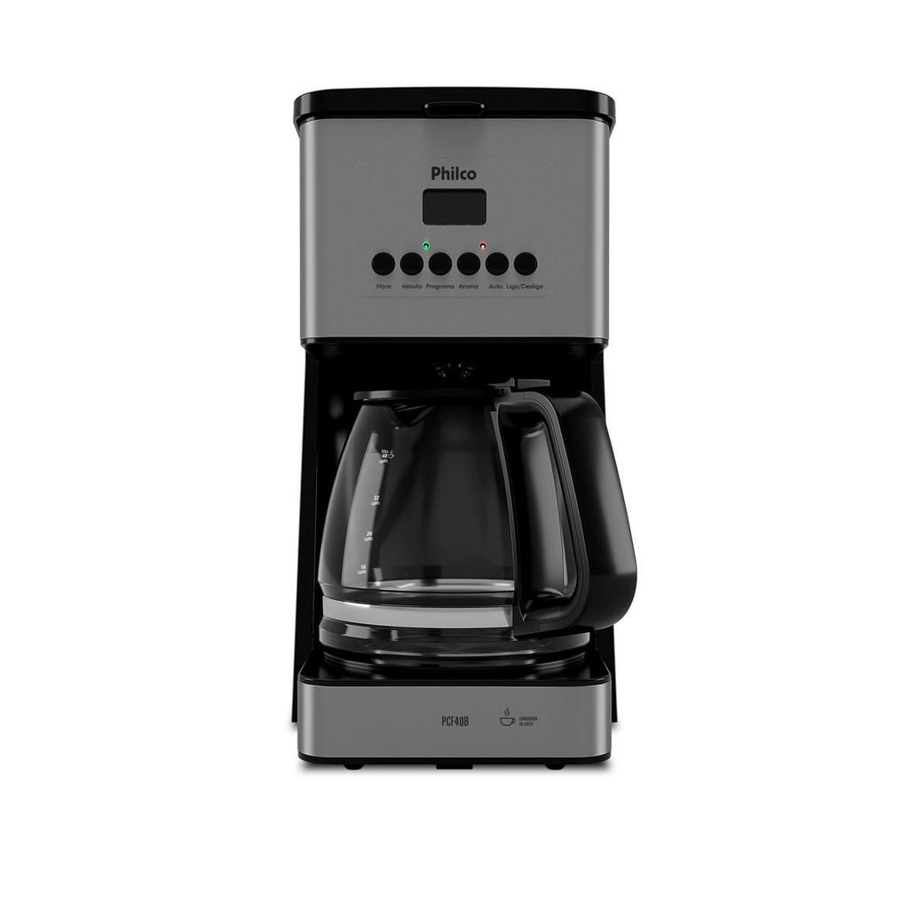 Cafeteira Philco 40 cafezinhos 1000W Painel Digital PCF40B em Oferta na Shopee