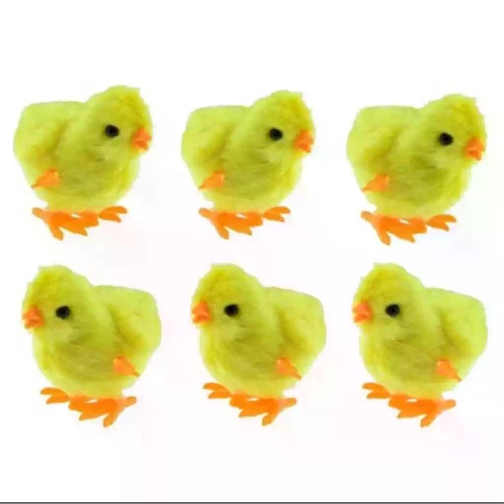 Kit com 20 Pintinhos de Pelúcia Amarelos com Corda – Pula, Brinca e Diverte as Crianças