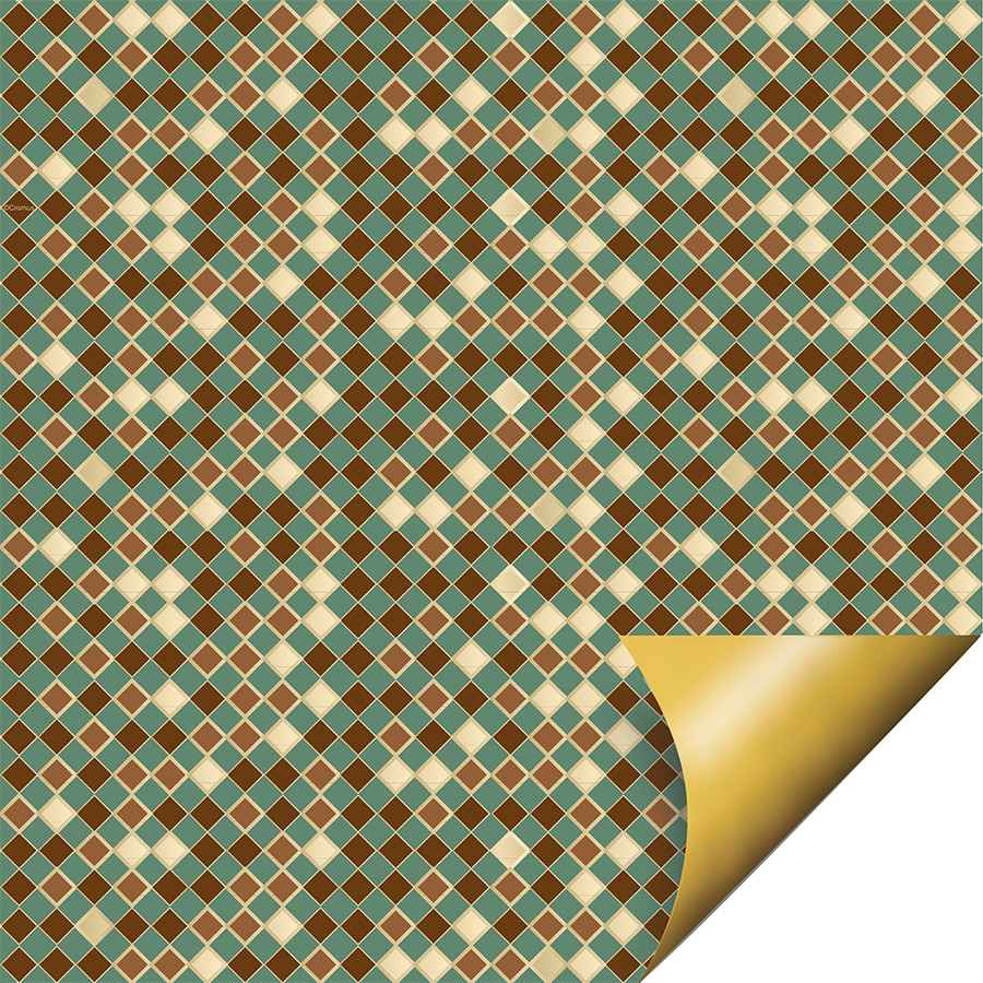 Folha para Ovos de Páscoa Double Face Crystal Verde 69x89cm - 5 unidades - Cromus - Rizzo