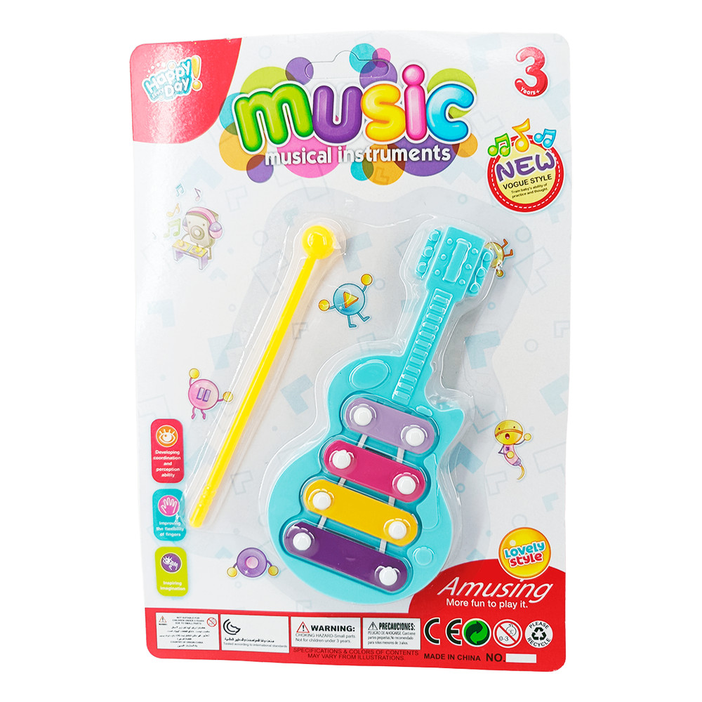 Brinquedo Musical Xilofone Infantil Violão 5cm