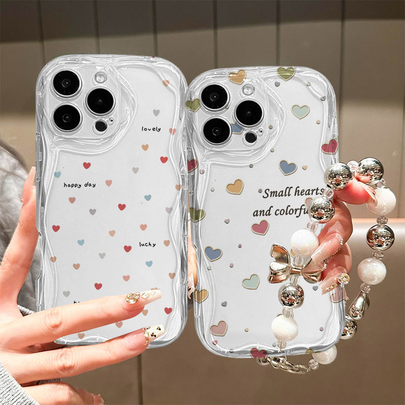 Capa Para Samsung A56 A36 A55 A54 A16 A15 A14 A05 A51 A52 A34 A35 A32 A13 A12 A04E Colorido Amor Caso De Telefonemkcase