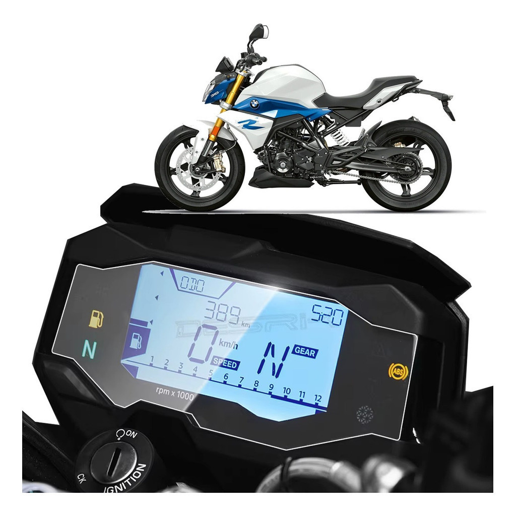 Pelicula de Proteção Para Painel de Moto Para Bmw G 310 R 2016 Até 2023 +Kit Instalação Envio Rapido