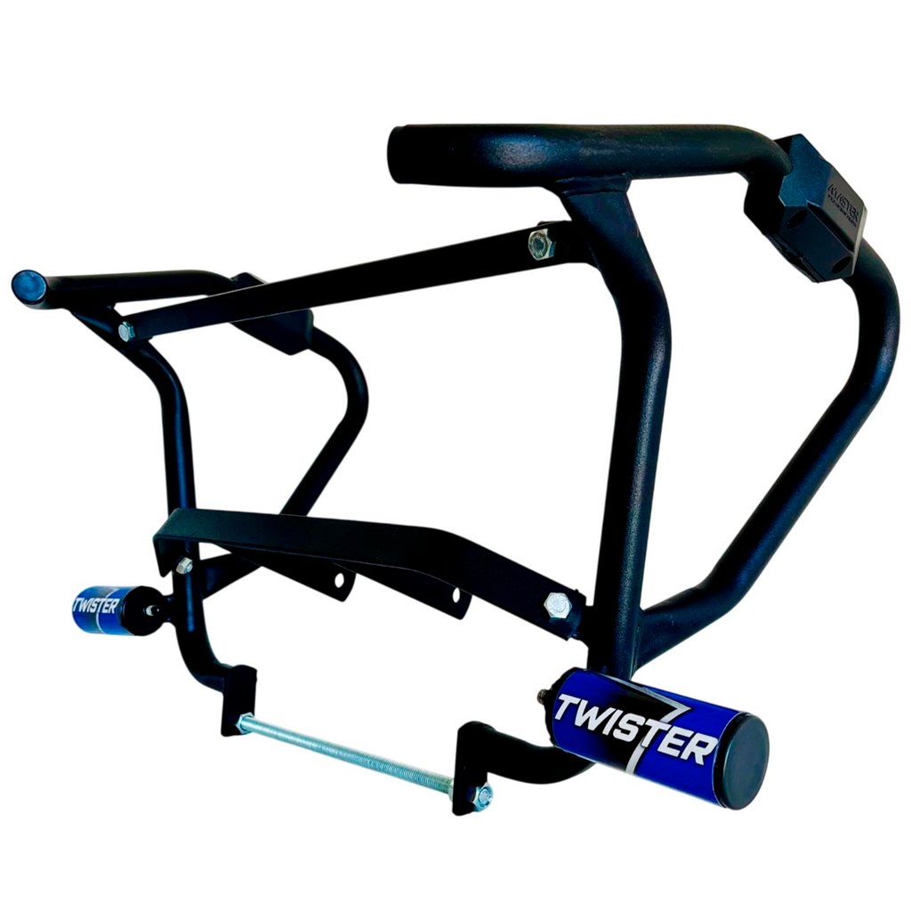 Cb 300F Modelo 2024 Protetor Carenagem Motor Tanque Azul Twister Mata Cachorro com Pedal Slider Moto Honda