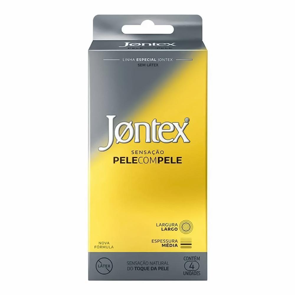 Jontex Preservativo Sensação Pele Com Pele De 4 Unidades