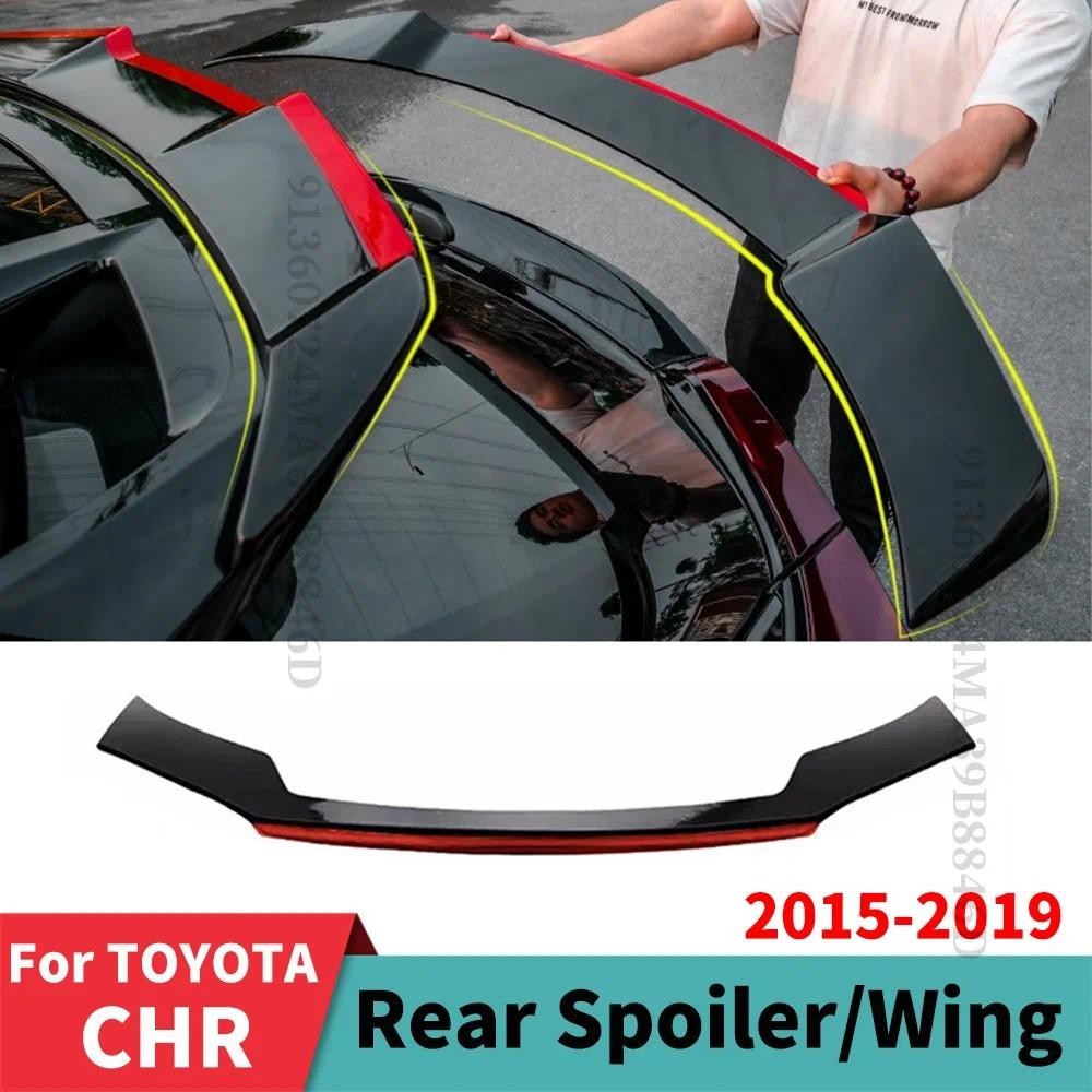 Corrida Esporte Traseiro Spoiler Asa Corpo Kit Boot Lábio Estilo Para TOYOTA C-HR CHR 2015-2019 Parte Exterior Facelift 