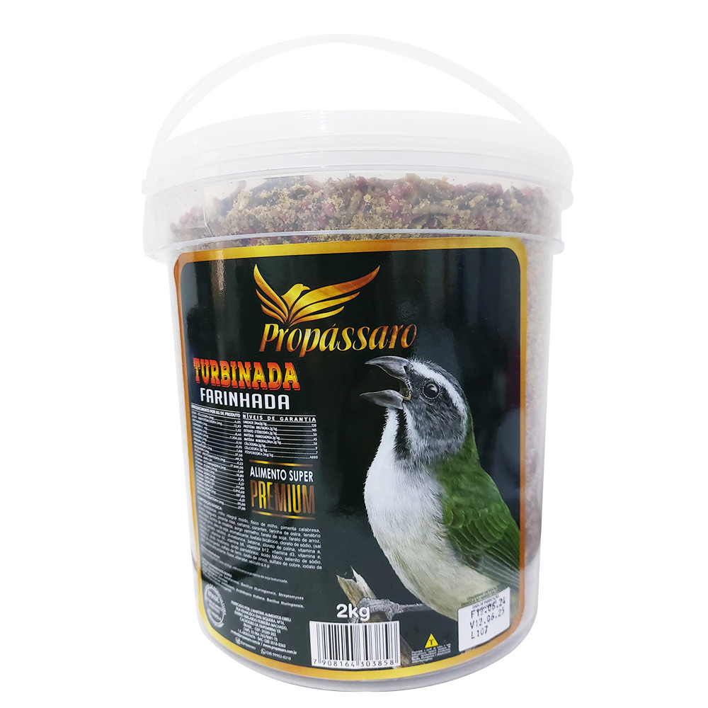 Farinhada Turbinada Trinca Ferro Propássaro - Balde 2kg