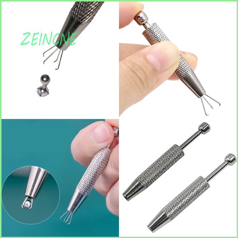 ZEIN Tipo Quads Prong Suporte Contas Pequenas Grab Catchers Ferramenta Piercings Corporais