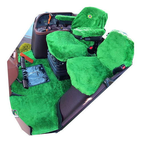 Kit Capas Chinil  E Tapete Compatível TRATOR DE ESTEIRA 700j John Deere®