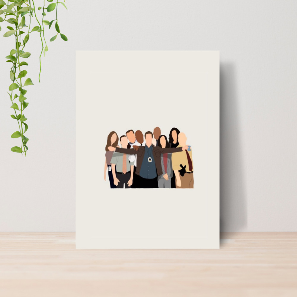 Quadro Decorativo Brooklyn Nine Nine Série 04 | Placa 20x28
