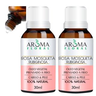 Kit 2 Óleo Vegetal de Rosa Mosqueta Rubiginosa 100% Puro em Oferta na Shopee