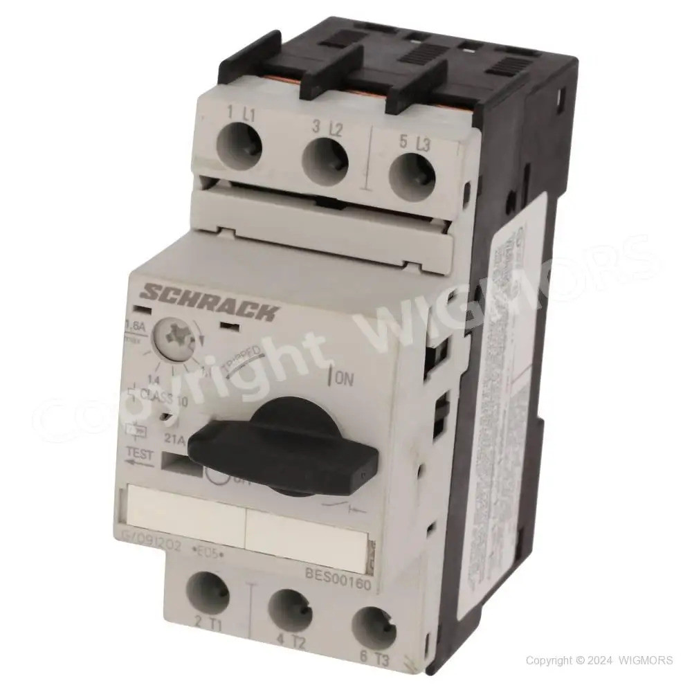 Quente , Disjuntor Do Motor 1,1-1,6A BES00160 Schrack