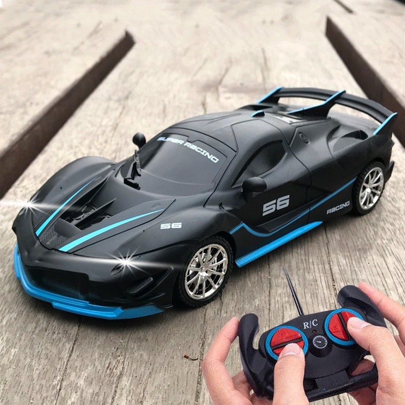 Carrinho de Controle Remoto Recarregável Super Carro Modelo Ferrari Lambo Bugatti Carros Esportivos