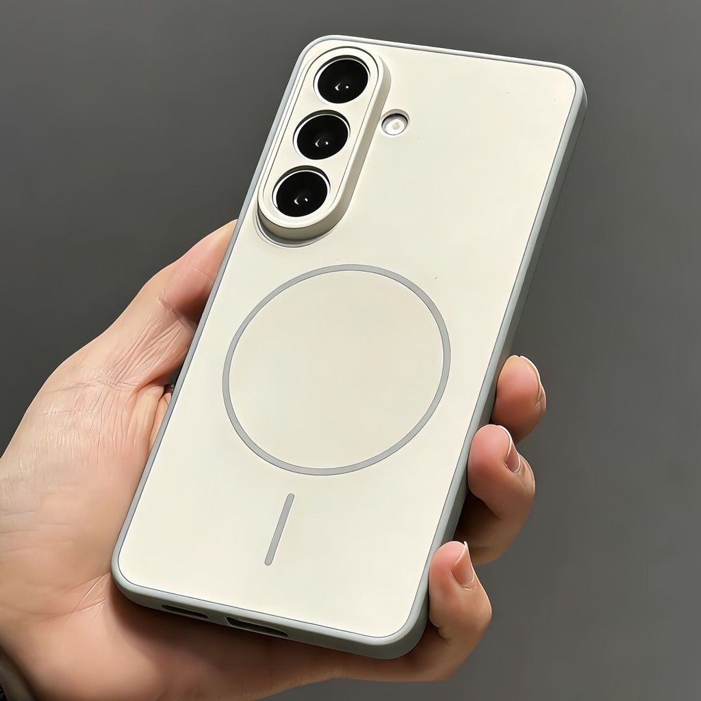 Capa De Telefone Magnética Fosca De Carregamento Sem Fio Para Samsung Galaxy A17 A37 A57 A27 A16 A56 A36 A15 A55 A35 5G