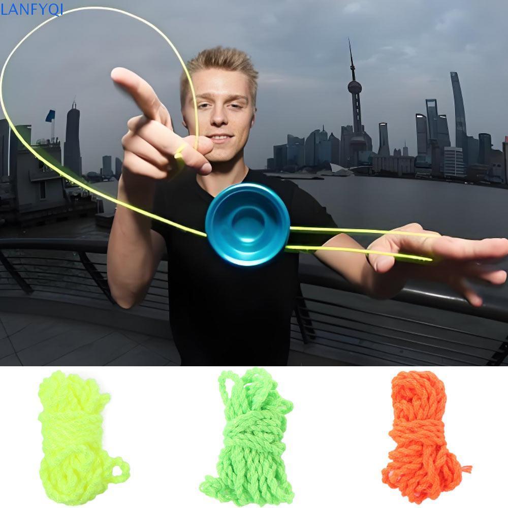 LANFYQI YoYo Cordas De Bola , Rolamento De Algodão De Náilon , Corda Profissional De Brinquedo De Malabarismo