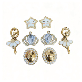 Kit Bottons Pins-Pingentes para decorar, Strass Luxo✨ em Oferta na Shopee