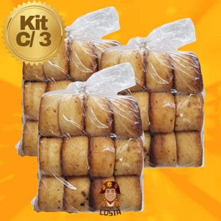 Kit c/ 3 Bolinhos Caseiro 300gr cada direto do Pernambuco PE em Oferta na Shopee