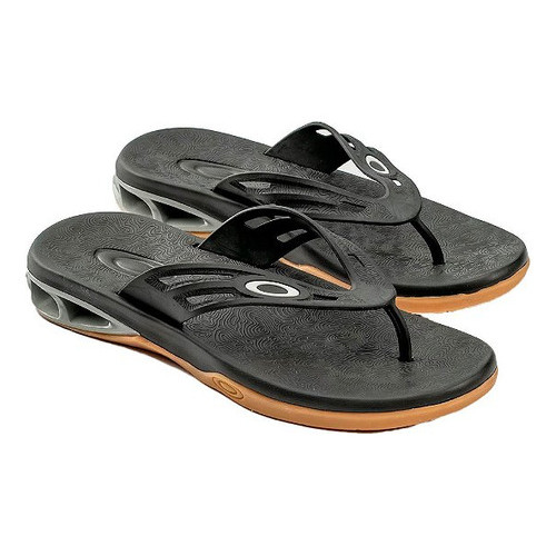 Chinelo Oakley Killer Point II Preto / Caramelo