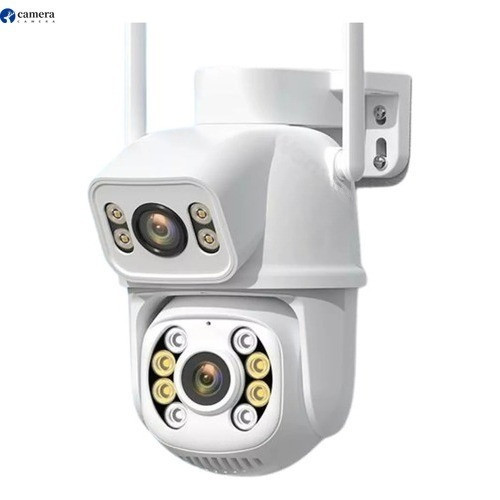 Câmera Dupla 2.4G Externa Ip a Prova D'água com Infravermelho Alarme Wifi Hd Sensor De Movimento YOOSEE APP