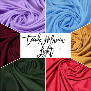 Tecido Helanca Light Cores Variadas | Diversos Tamanhos X 1,80m Largura em Oferta na Shopee