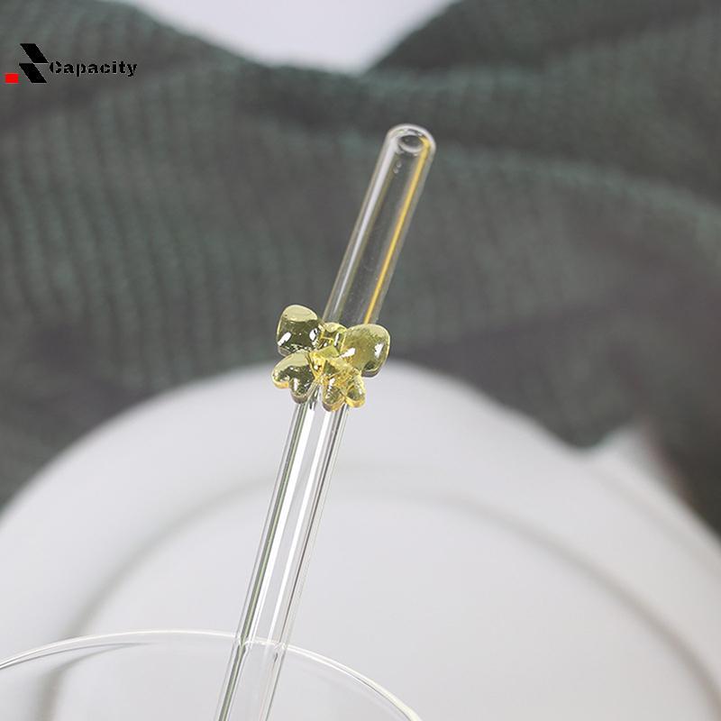 Capacidade 1pc 8mm , Canudos Reutilizáveis Bonitos , Resistentes Ao Calor , Para Festa De Festival , Casamento , Coquete