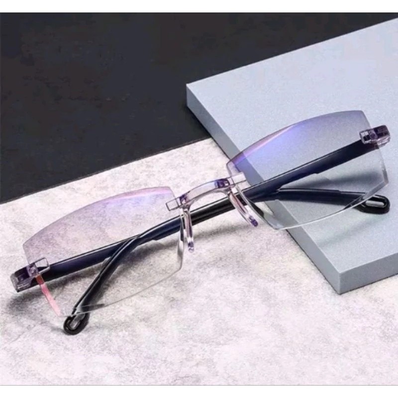 Óculos de Zoom Automático Inteligente para homens e mulheres, óculos de leitura com filtro azul em Oferta na Shopee