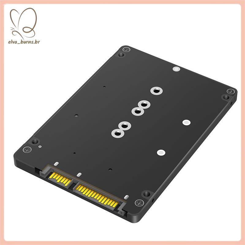 [elva_burns.br] Adaptador SSD 2 Em 1 Combine M . 2 NGFF Key B E MSATA Para 2.5 Polegadas 3 Conversor Caixa Externa