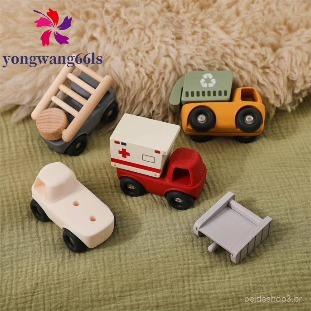 Brinquedos Do Caminhão Da Ambulância De YONGWANG , Destacáveis Carro Engenharia Basculante , Brinquedo Dos Desenhos Anim