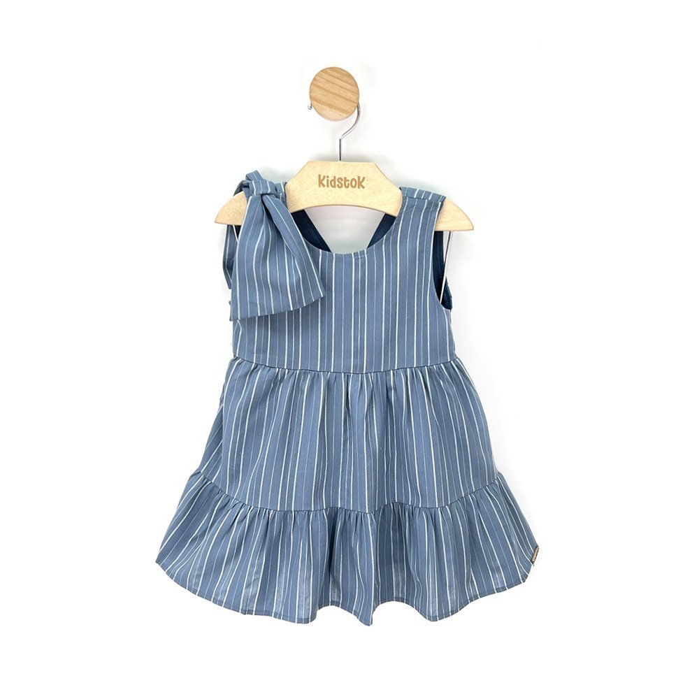 Vestido Menina Listrado Fio Tinto - Colorittá