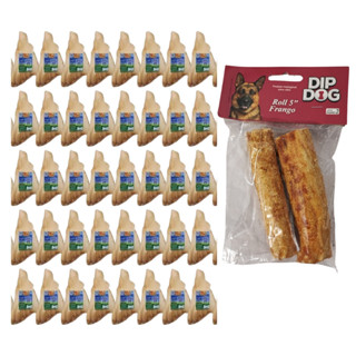 Kit 50 Petisco Natural Desidratado para Cachorros Orelha Bovina 1 Roll em Oferta na Shopee