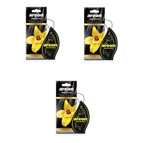 Aromatizante Automotivo Mon Areon 3 Vanilla Black O Melhor