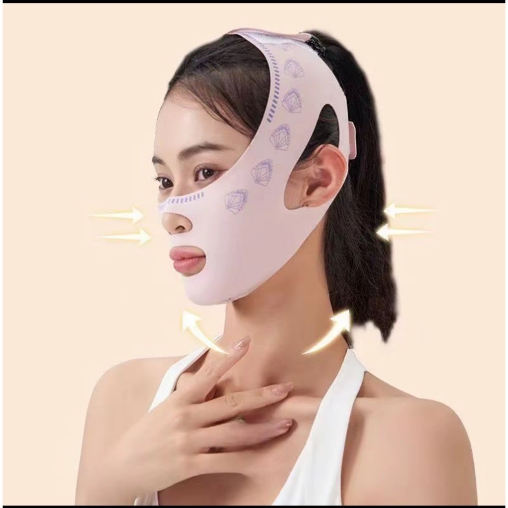 Máscara Modeladora Facial V-Line – Lifting Instantâneo e Definição do Rosto em Oferta na Shopee