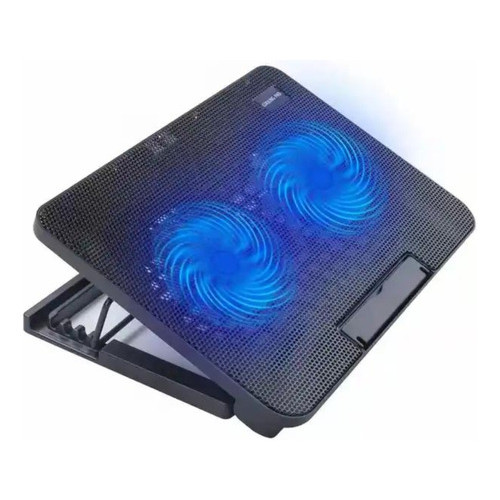 Suporte Base Refrigerada Cooler P/ Notebook 12 Até 17 Usb Preto Azul