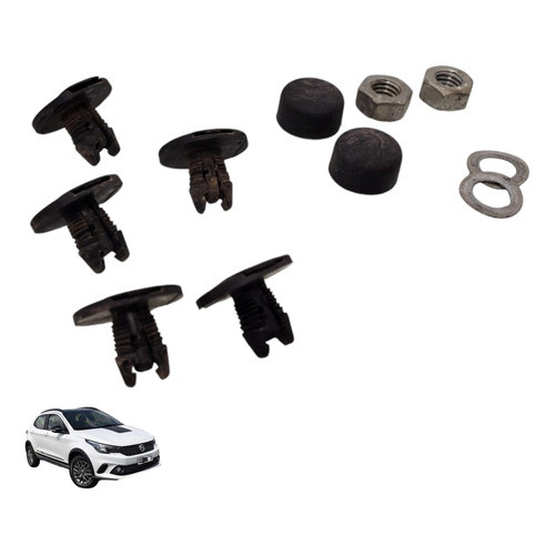 Grade Churrasqueira Kit Parafuso Fiat Argo 2018 2019 2020
