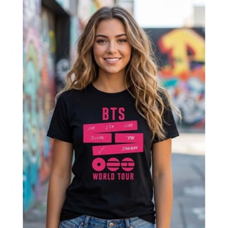 Camiseta Unissex BTS World Tour 2026 - Premium em Oferta na Shopee