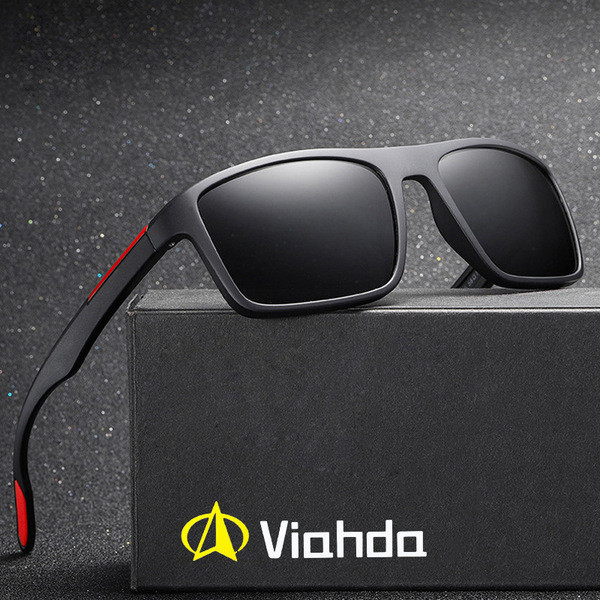 oculos de sol masculino Óculos de sol VIAHDA Óculos polarizados Óculos de sol esportivos masculinos para ciclismo ao ar