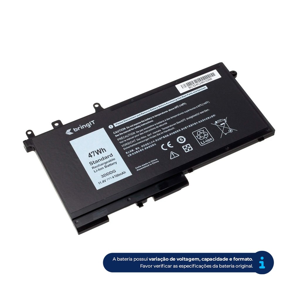 Bateria para Notebook Dell Latitude 5480 5490 3DDDG em Oferta na Shopee