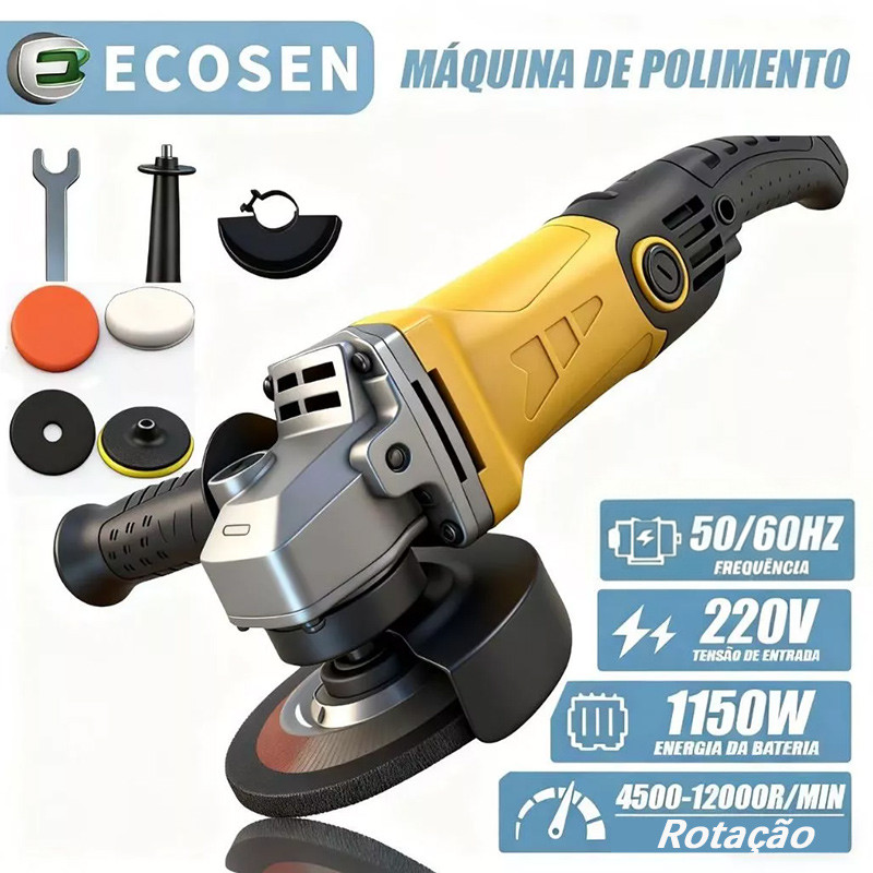 Politriz  Lixadeira Angular4.1/2 1150w 110v ou 220v Black Decker Promoção imperdível ECOSEN em Oferta na Shopee