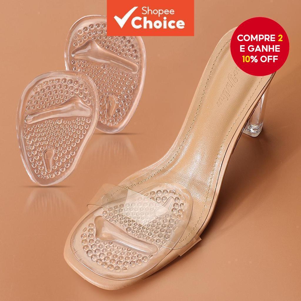 Inserções Femininas De Almofada De Salto Alto E Almofadas Antiderrapantes – Suporte De Antepé Em GEL Para Conforto em Oferta na Shopee