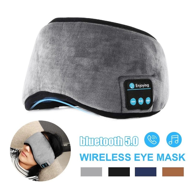 Mascara de Dormir Bluetooth Com Fone de Ouvido- Tapa Olho para Sono Tranquilo e Relaxante