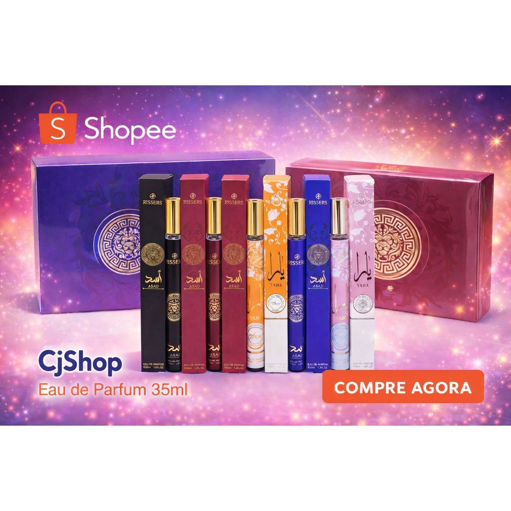 Árabe Importado Perfume Asad Yara Perfumes Importados para Mulheres e Homens 35ml