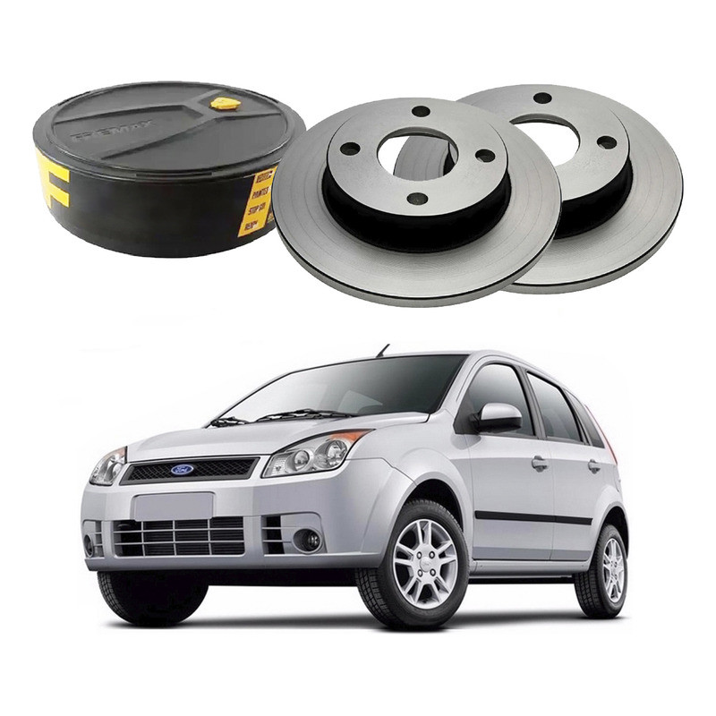 Disco Freio Dianteiro Fiesta 1.0 2007 A 2010