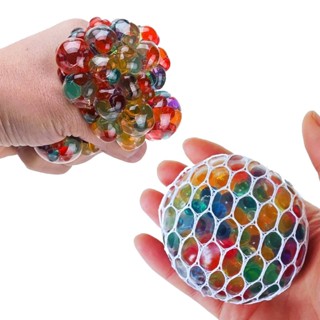 Squishy Ball Bolinha Anti Stress para Apertar com Redinha em Oferta na Shopee