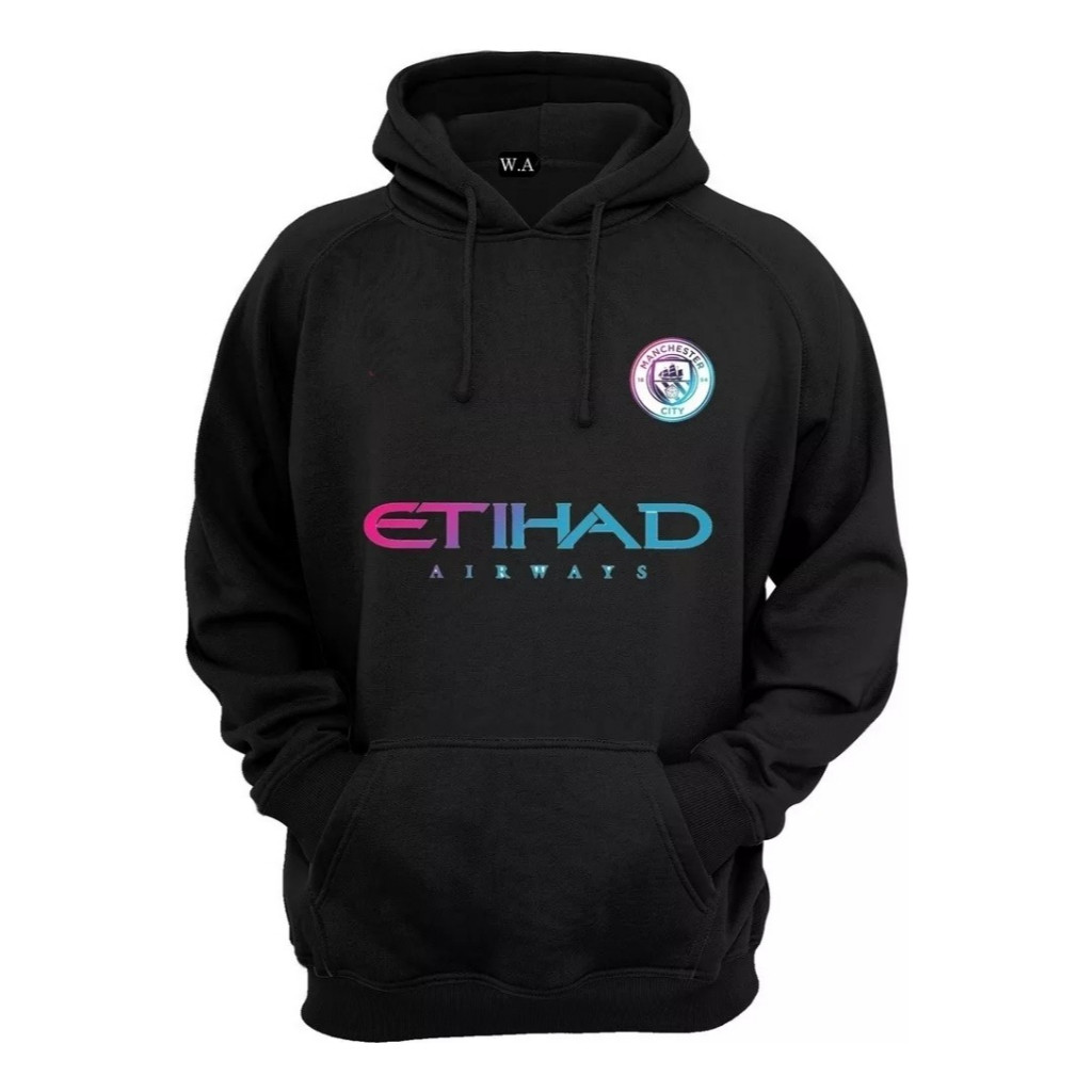 Moletom Blusa De Frio Man. City Torcedor Casaco Blusao Times