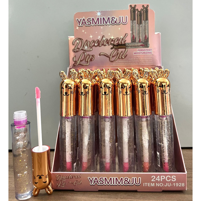 KIT com 6/12 unidades YASMIM&JU Lip Oil Gloss - JU-1928 Oferta especial
