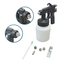 Pistola Pintura Borrifador De Ar Direto Importway Copo 600ml 3 Bicos 1,3mm