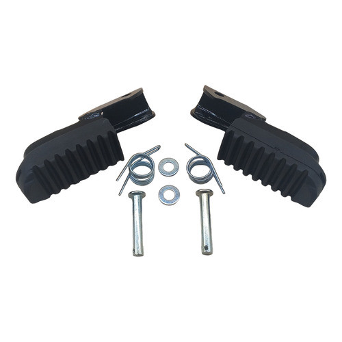 PAR DE PEDALEIRA DIANTEIRA MEGA MOTO PARA HONDA NXR BROS 125 150 160 / XRE300 / TORNADO / FALCON