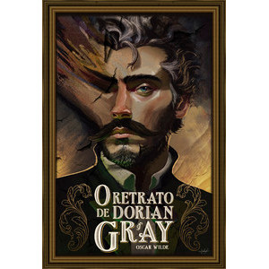 O RETRATO DE DORIAN GRAY - Edição de luxo: fitilho; capa dura; baixo relevo e hot stampLivros blvdf