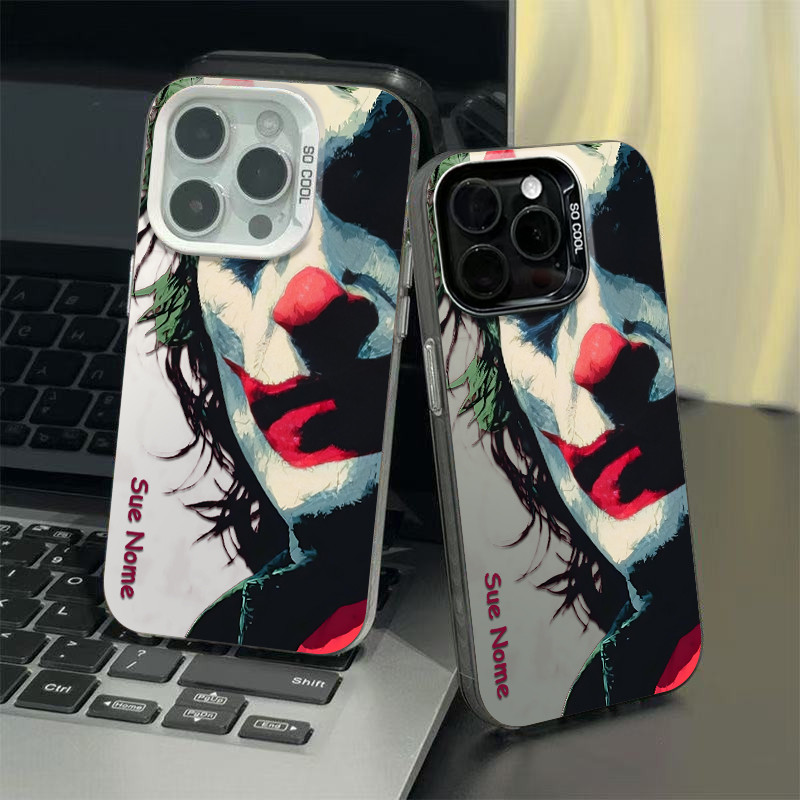 Capinha personalizada para iPhone 7+8 11 12 13 15 14 16 17 Pro Max Xr Xs Max 7+8 16 Plus capa coringa  joker D125